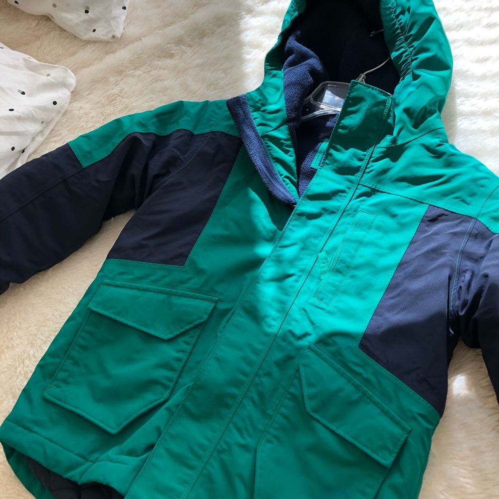 Lands’ End Squal Boys’ Puffer/Raincoat  Jacket